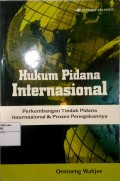 Hukum Pidana Internasional