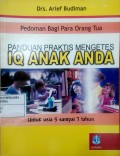 Panduan Praktis Mengetes  IQ Anak Anda