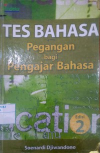 Tes Bahasa Pegangan bagi Pengajar Bahasa