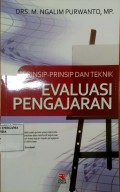 Prinsip-Prinsip dan Teknik Evaluasi Pengajaran