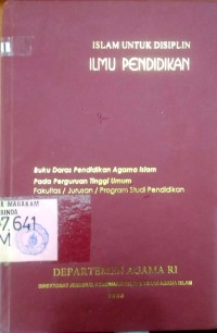 Islam Untuk Disiplin Ilmu Pendidikan