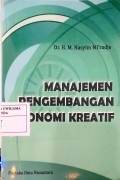 Manajemen Pengembang Ekonomi Kreatif