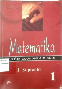 Matematika untuk Ekonomi dan Bisnis