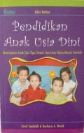 Pendidikan anak usia dini