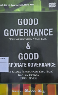 Good governance : Kepemerintahan yang baik