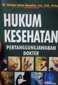 Hukum Kesehatan Pertanggungjawaban Dokter