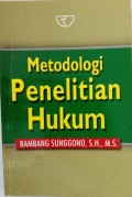 Metodologi penelitian hukum