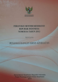 Permenkes RI 64 tahun 2013 Penanggulangan Krisis Kesehatan