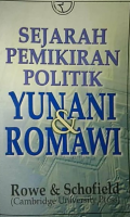 Sejarah pemikiran politik Yunani & Romawi