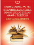 Undang-undang PPN 1984 setelah perubahan ketiga dengan Undang-undang Nomor 42 tahun 2009